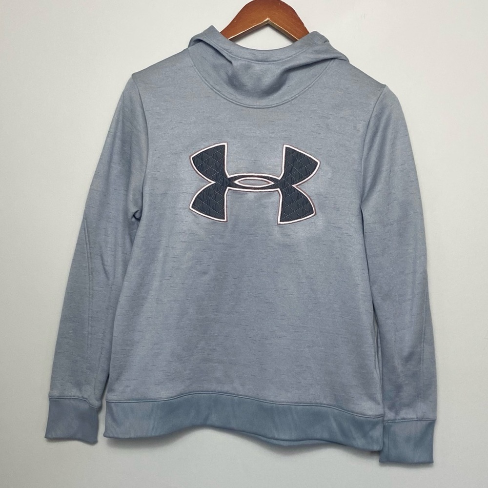 Under Armour Womens Gold Gear Hoodie Sweatshirt Sz M